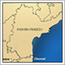 Kaart Andhra Pradesh - India