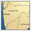 Kaart Maharashtra - India