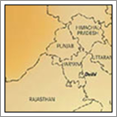 Kaart Punjab - India