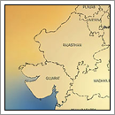 Kaart Rajasthan - India
