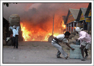 pepermarkt guntur in brand