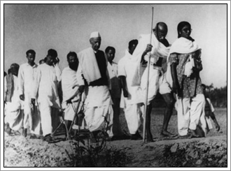 Gandhi geweldloze mars